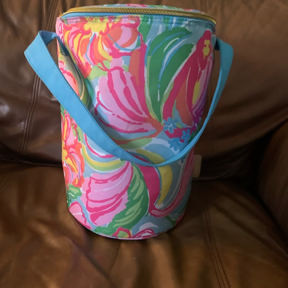 Lilly Pulitzer Insulated Zipper Soft Beach Cooler